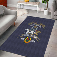 152nd Kentucky Horse Racing Area Rug Derby Run For The Roses Vintage