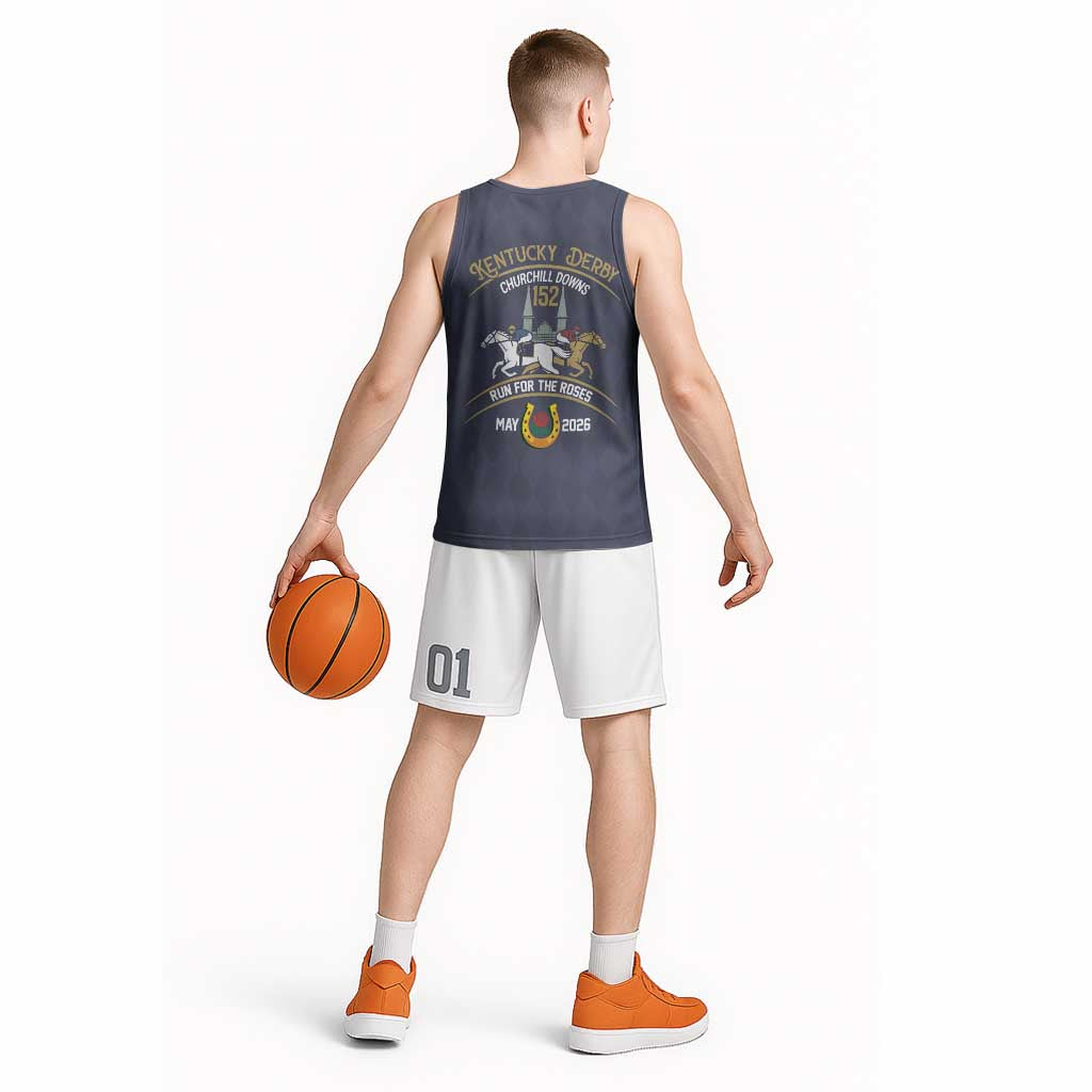 152nd Kentucky Horse Racing Basketball Jersey Derby Run For The Roses Vintage