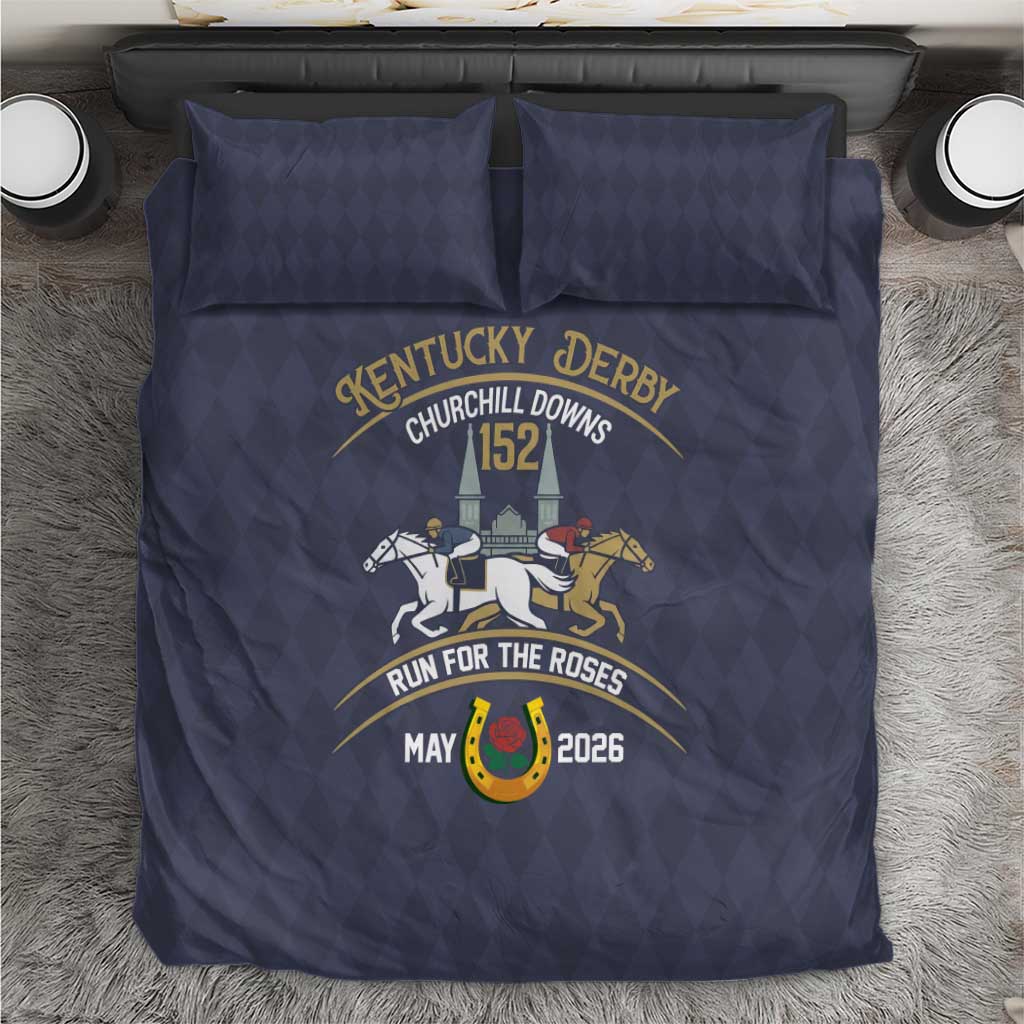152nd Kentucky Horse Racing Bedding Set Derby Run For The Roses Vintage
