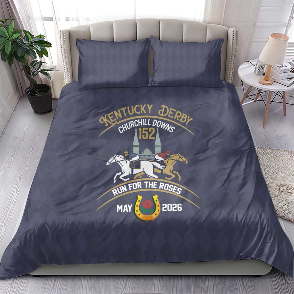 152nd Kentucky Horse Racing Bedding Set Derby Run For The Roses Vintage