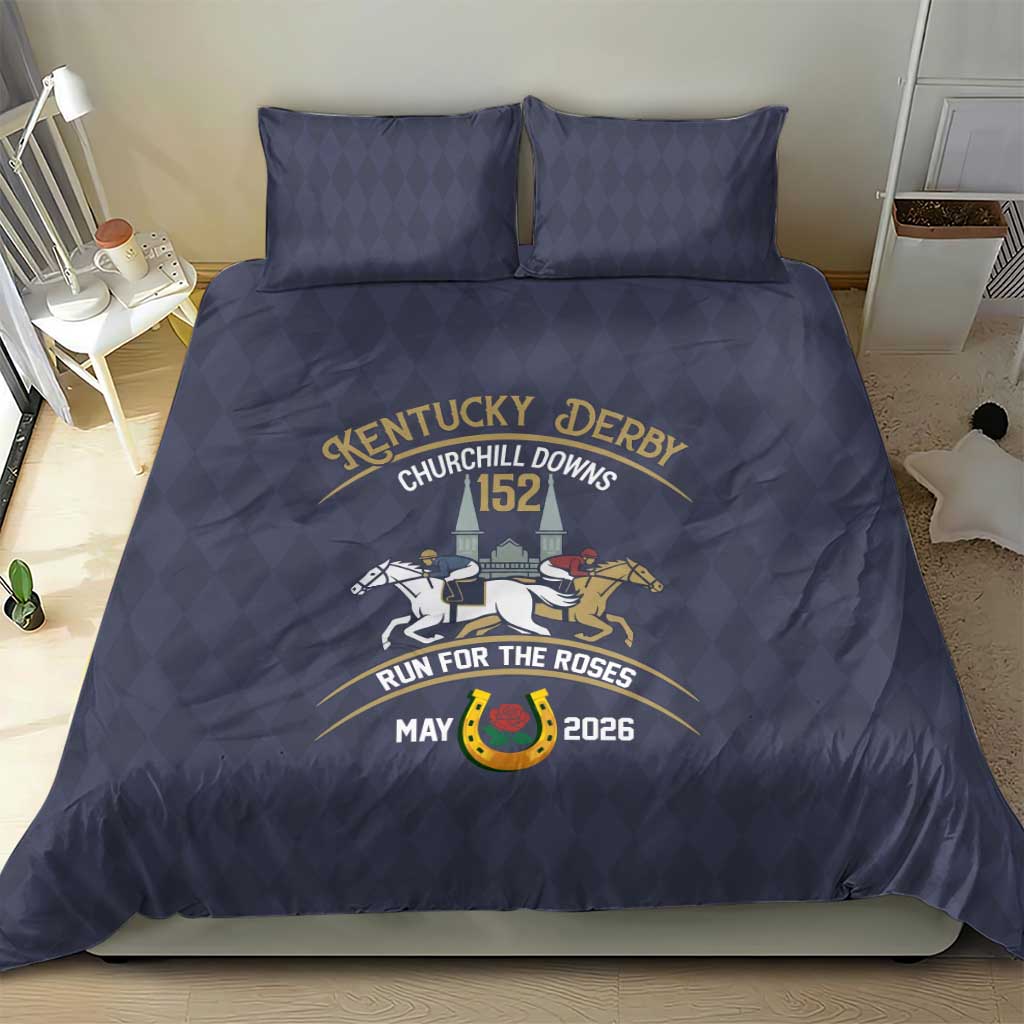152nd Kentucky Horse Racing Bedding Set Derby Run For The Roses Vintage