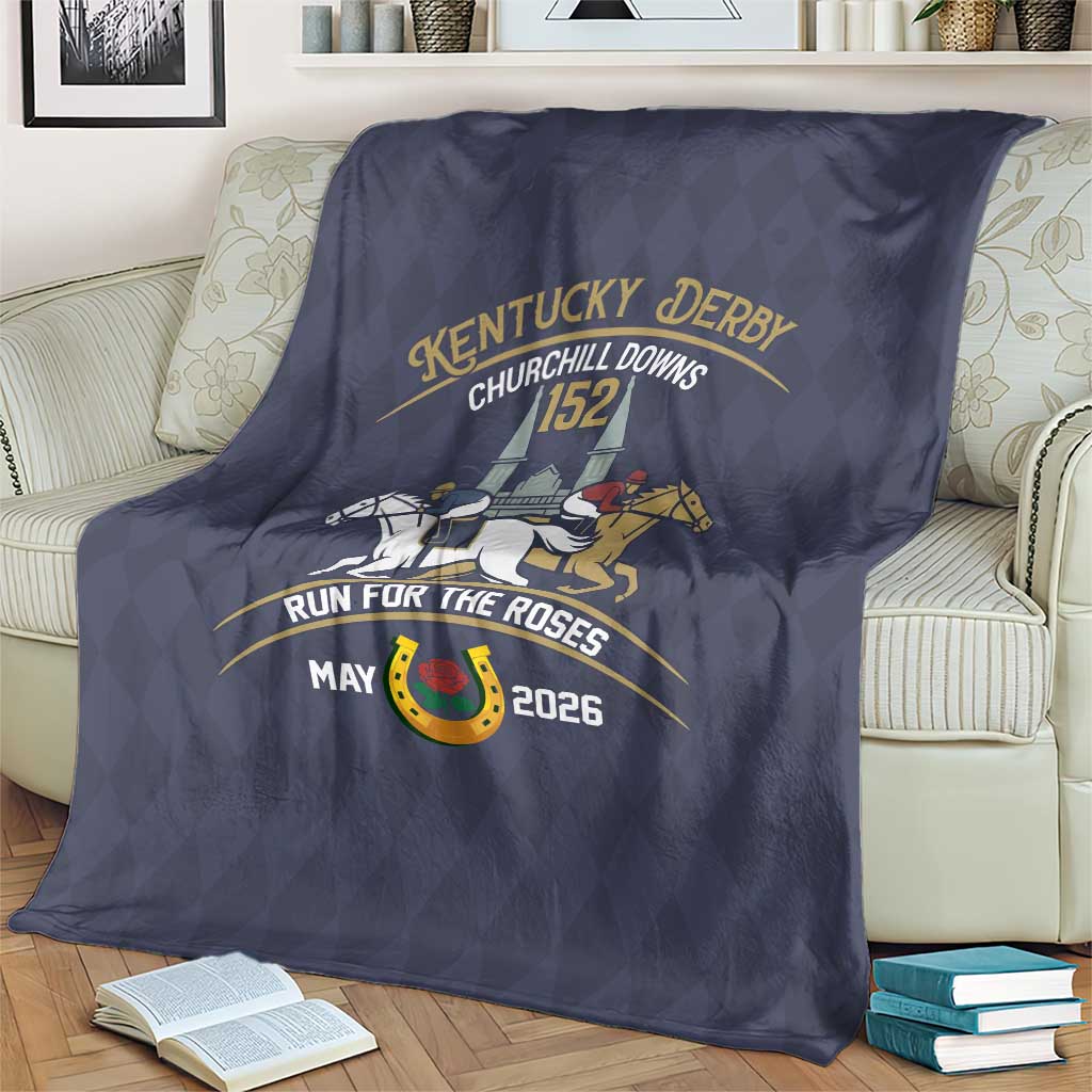 152nd Kentucky Horse Racing Blanket Derby Run For The Roses Vintage