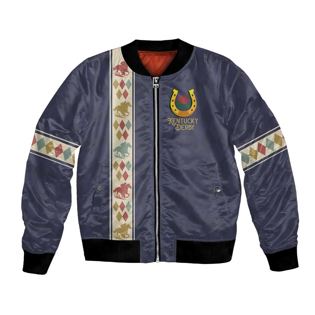 152nd Kentucky Horse Racing Bomber Jacket Derby Run For The Roses Vintage