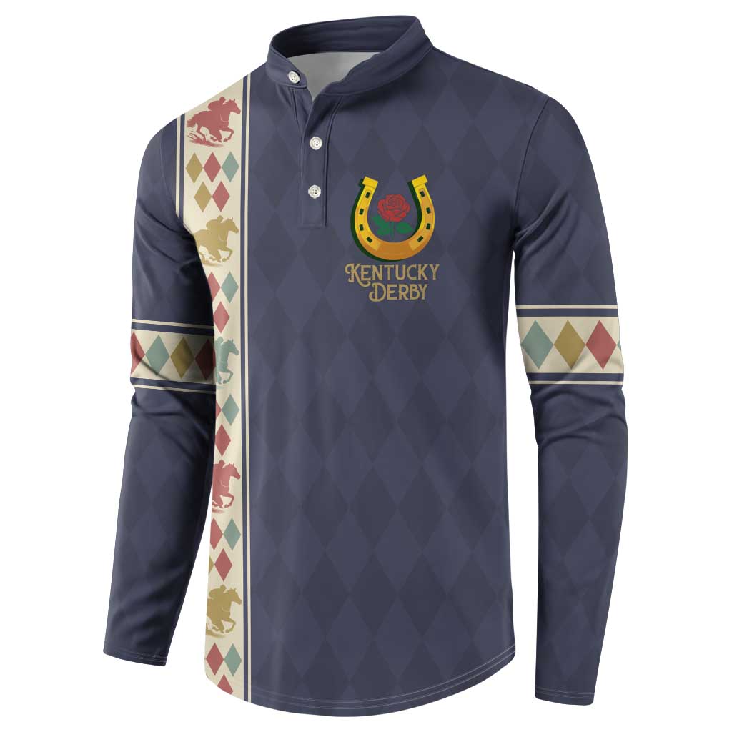 152nd Kentucky Horse Racing Button Sweatshirt Derby Run For The Roses Vintage