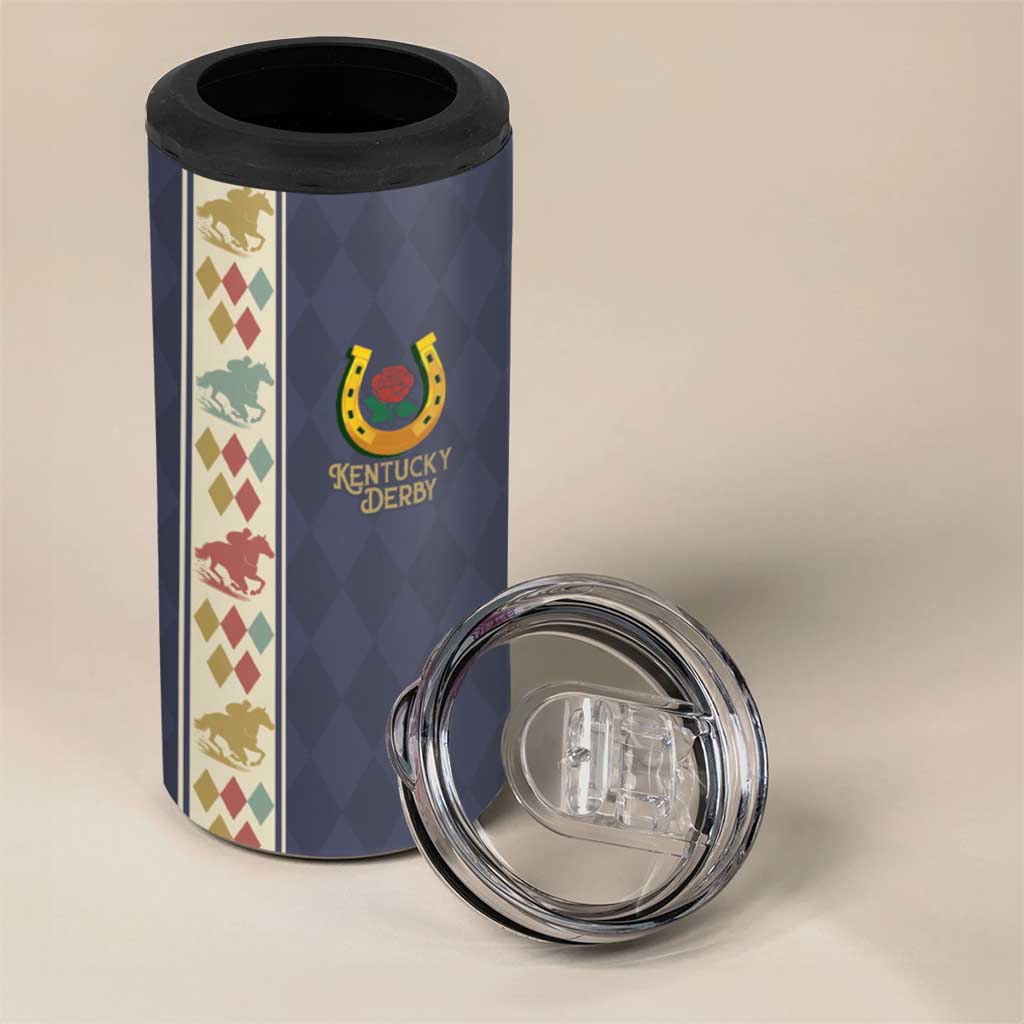 152nd Kentucky Horse Racing 4 in 1 Can Cooler Tumbler Derby Run For The Roses Vintage