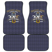 152nd Kentucky Horse Racing Car Mats Derby Run For The Roses Vintage