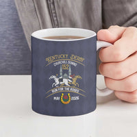 152nd Kentucky Horse Racing Ceramic Mug Derby Run For The Roses Vintage
