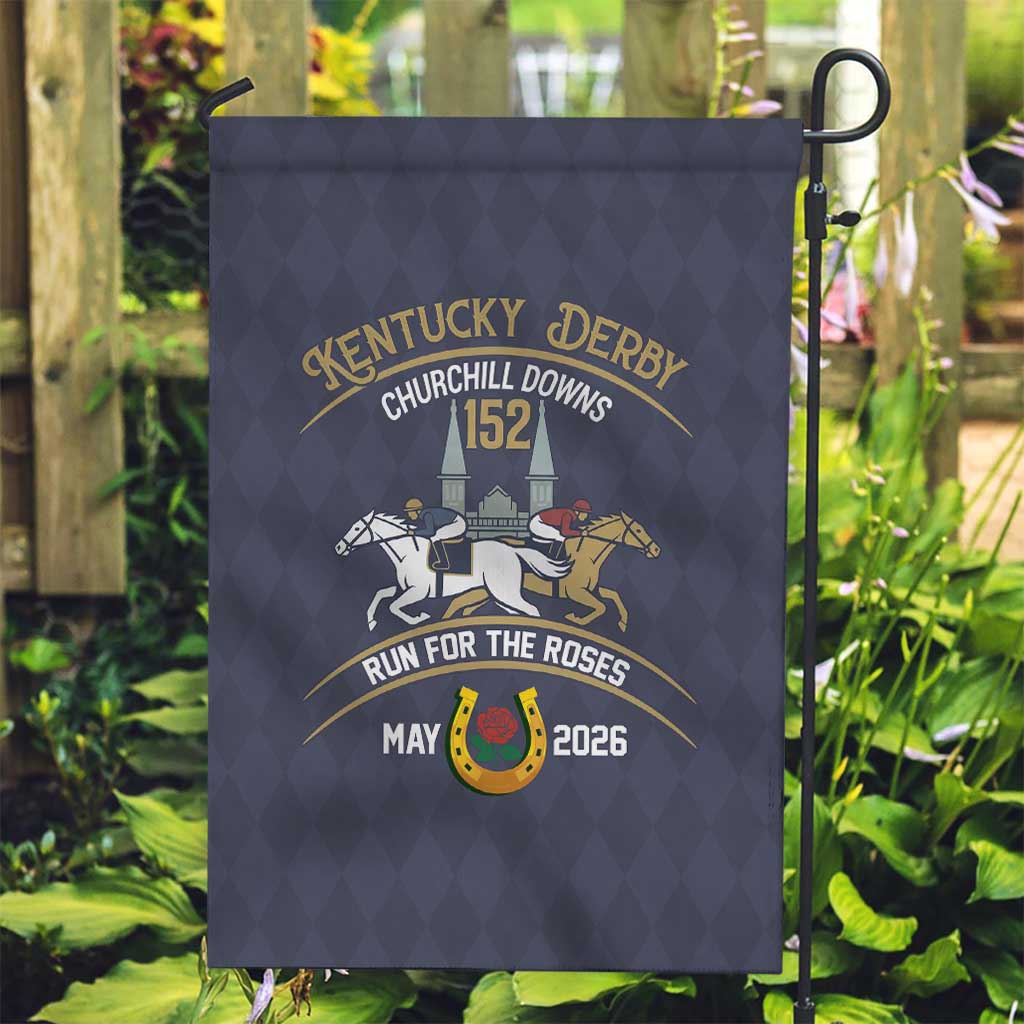 152nd Kentucky Horse Racing Garden Flag Derby Run For The Roses Vintage