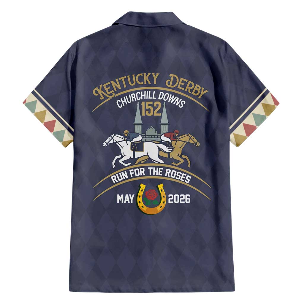152nd Kentucky Horse Racing Hawaiian Shirt Derby Run For The Roses Vintage
