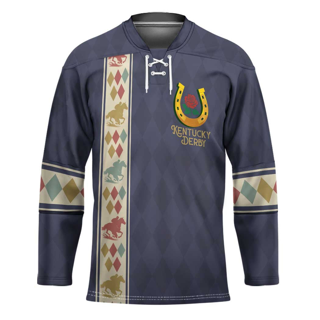 152nd Kentucky Horse Racing Hockey Jersey Derby Run For The Roses Vintage
