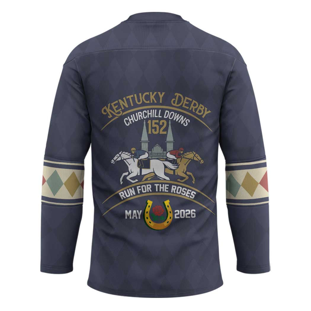 152nd Kentucky Horse Racing Hockey Jersey Derby Run For The Roses Vintage