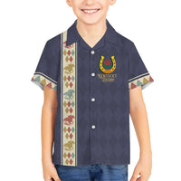 152nd Kentucky Horse Racing Kid Hawaiian Shirt Derby Run For The Roses Vintage