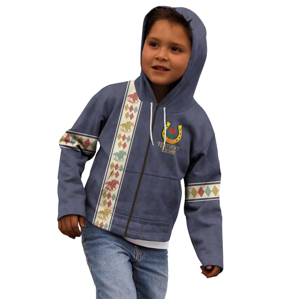 152nd Kentucky Horse Racing Kid Hoodie Derby Run For The Roses Vintage