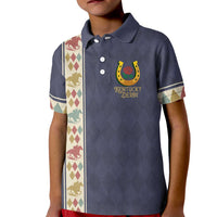 152nd Kentucky Horse Racing Kid Polo Shirt Derby Run For The Roses Vintage
