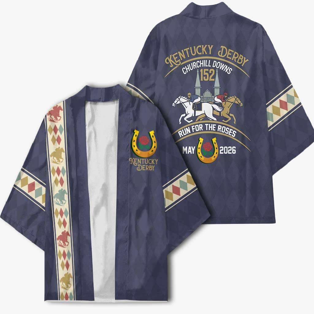 152nd Kentucky Horse Racing Kimono Derby Run For The Roses Vintage