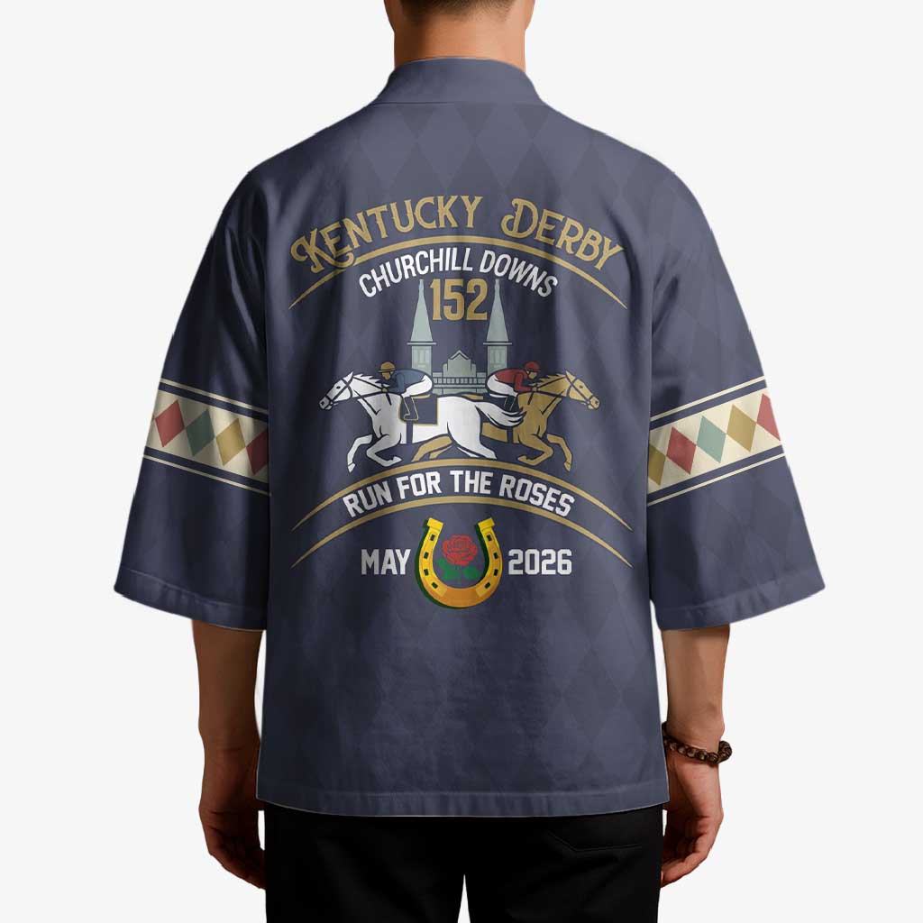 152nd Kentucky Horse Racing Kimono Derby Run For The Roses Vintage