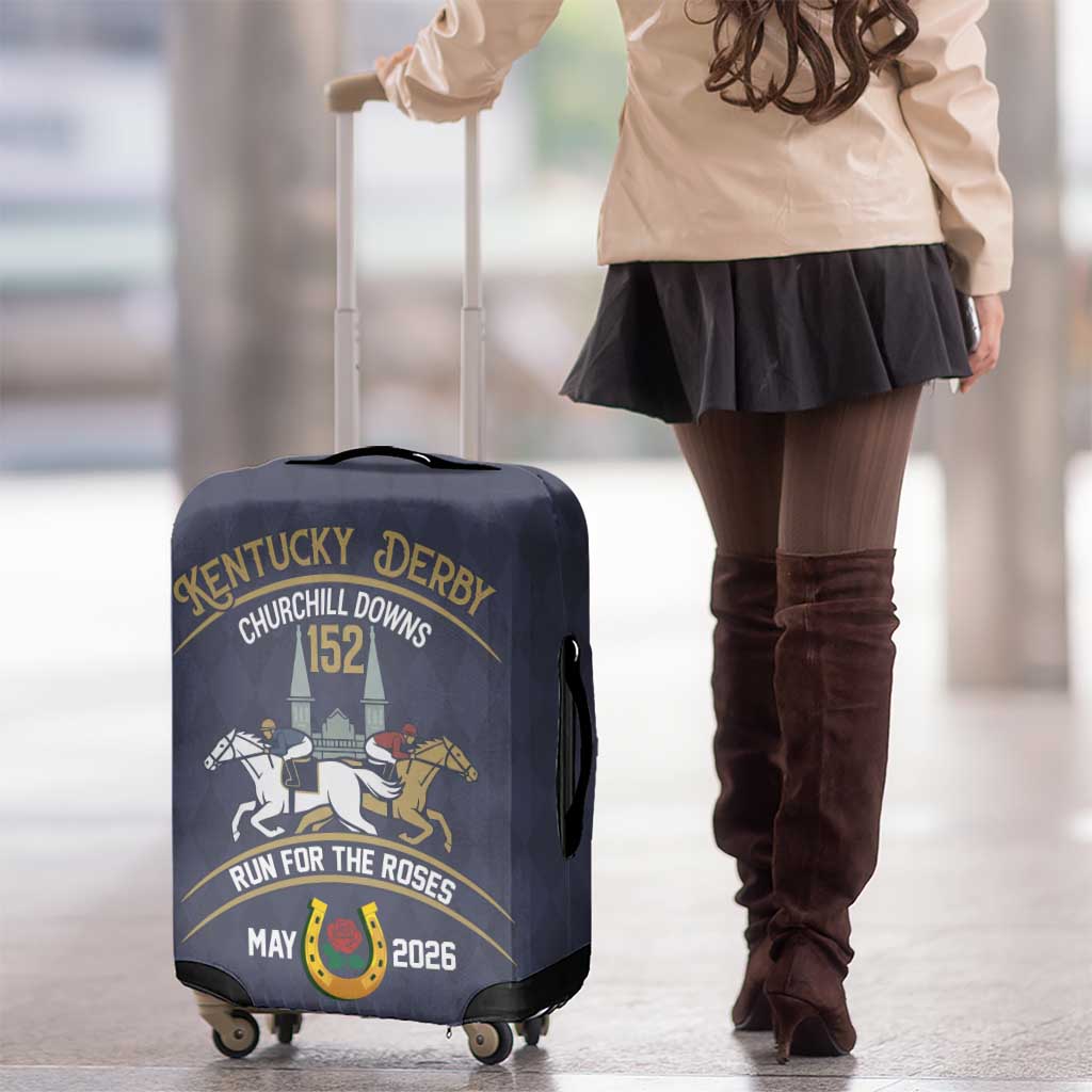 152nd Kentucky Horse Racing Luggage Cover Derby Run For The Roses Vintage