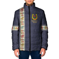 152nd Kentucky Horse Racing Padded Jacket Derby Run For The Roses Vintage