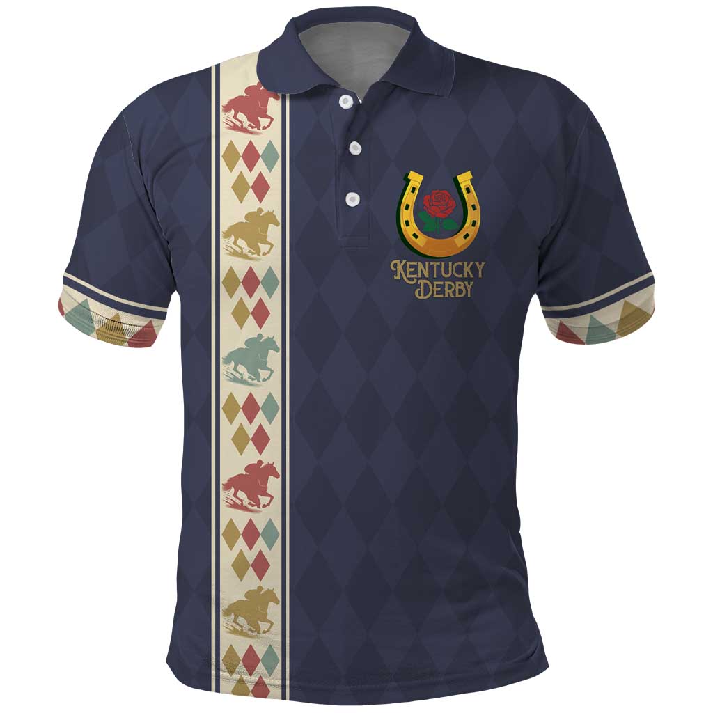 152nd Kentucky Horse Racing Polo Shirt Derby Run For The Roses Vintage
