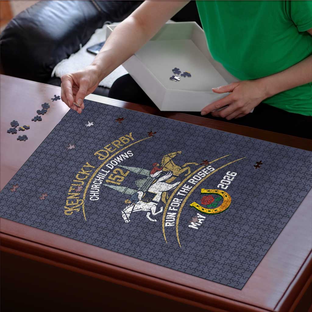 152nd Kentucky Horse Racing Puzzle Derby Run For The Roses Vintage