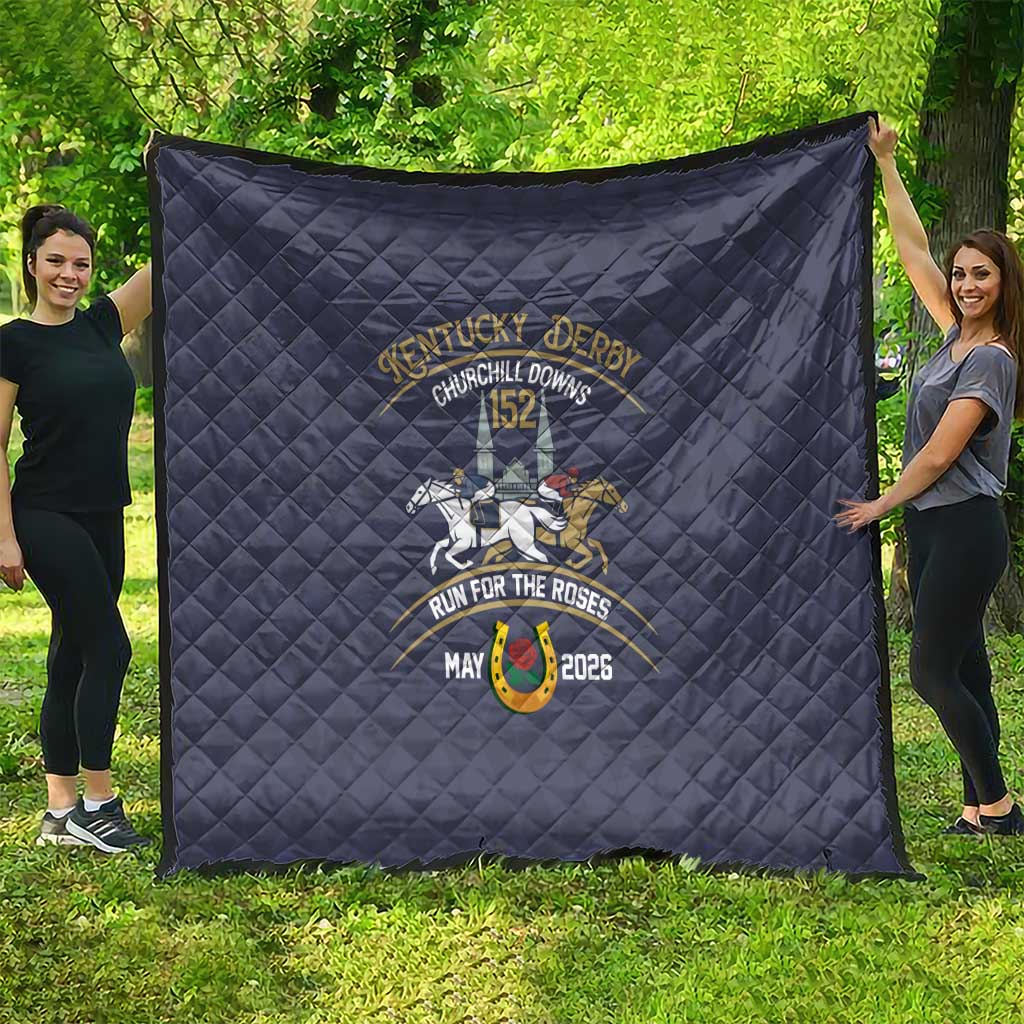 152nd Kentucky Horse Racing Quilt Derby Run For The Roses Vintage