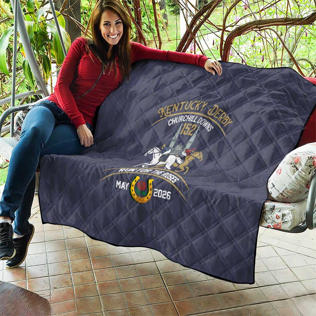 152nd Kentucky Horse Racing Quilt Derby Run For The Roses Vintage