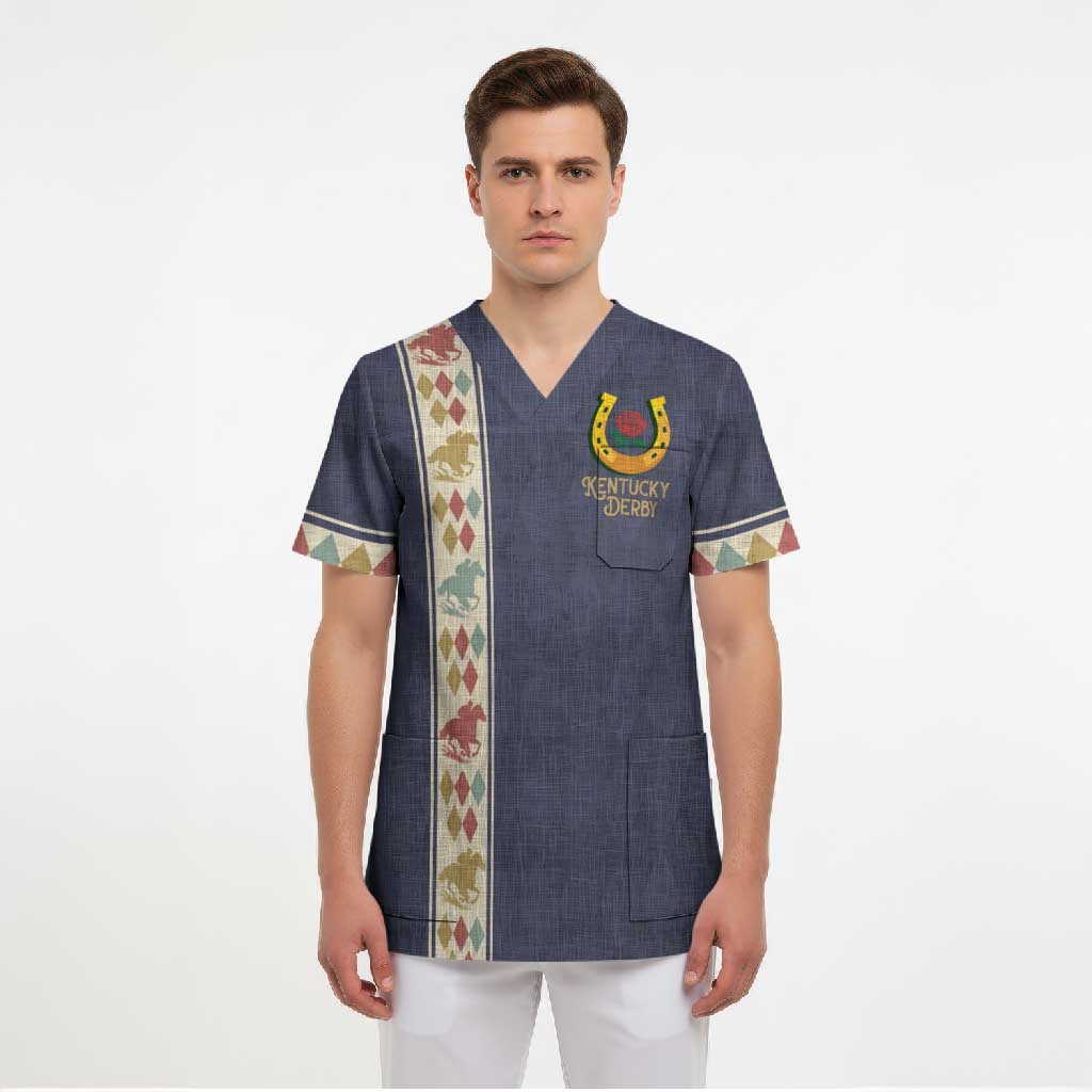 152nd Kentucky Horse Racing Scrub Top Derby Run For The Roses Vintage