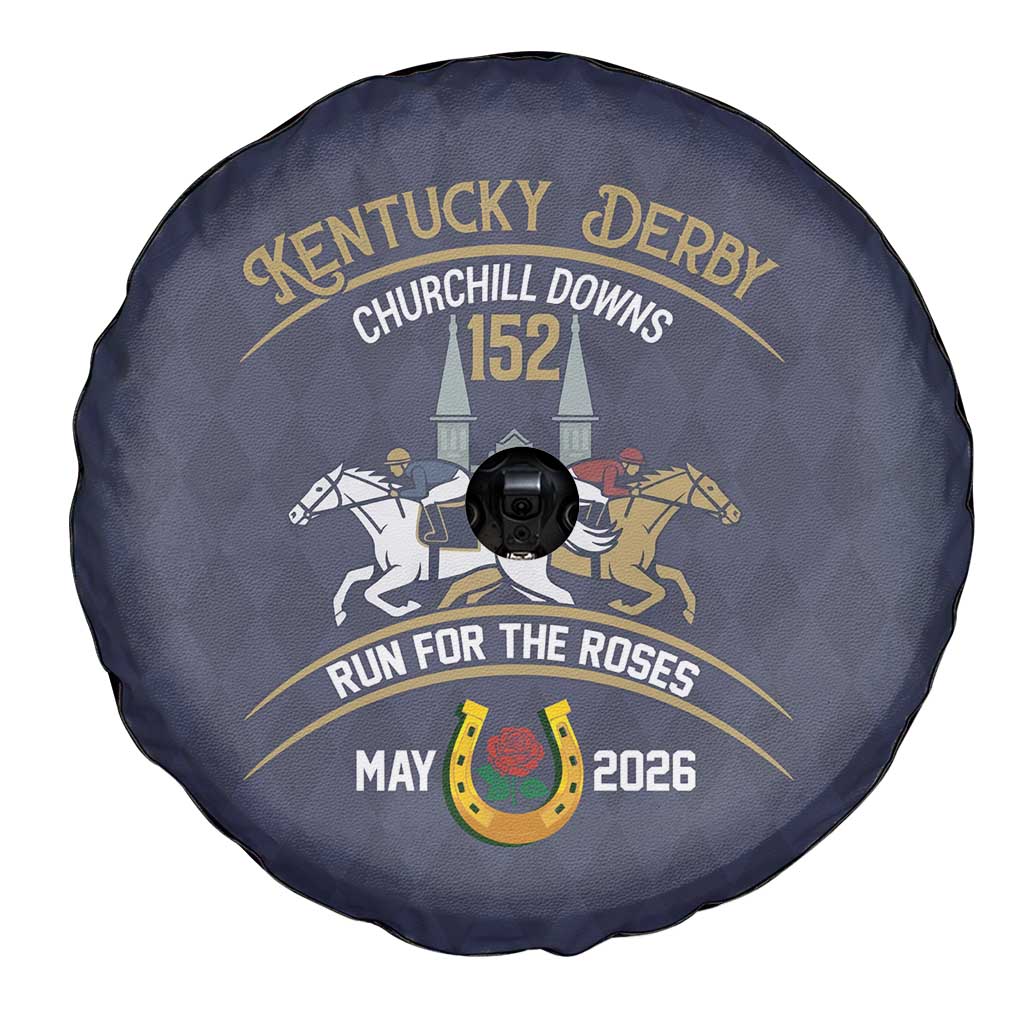 152nd Kentucky Horse Racing Spare Tire Cover Derby Run For The Roses Vintage