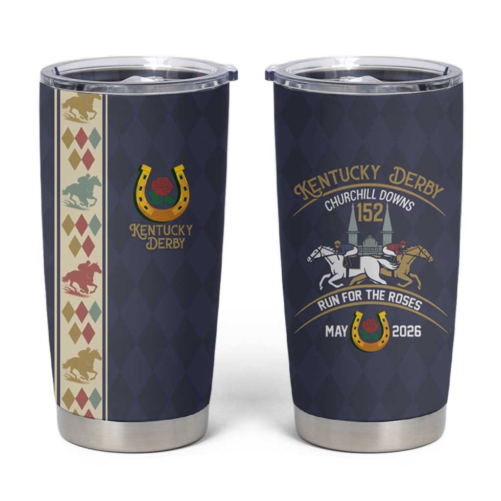 152nd Kentucky Horse Racing Tumbler Cup Derby Run For The Roses Vintage