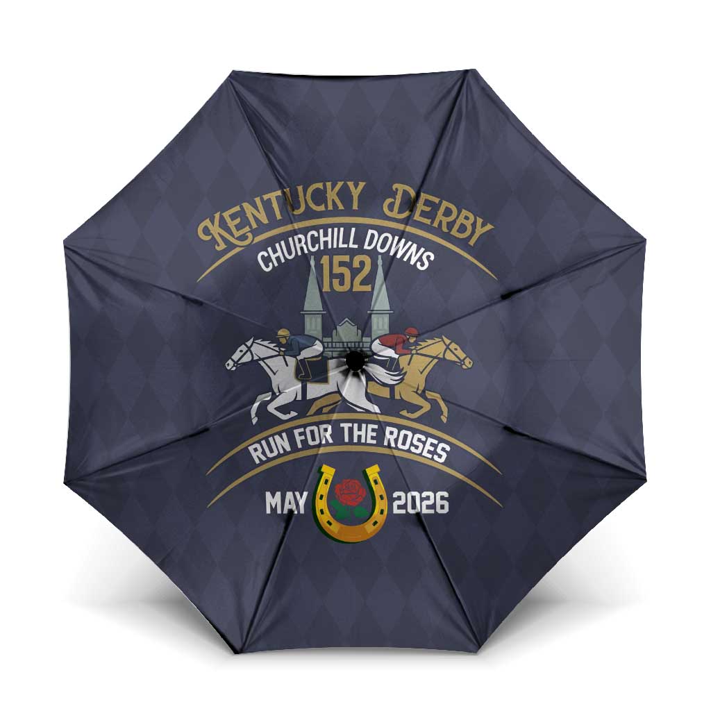 152nd Kentucky Horse Racing Umbrella Derby Run For The Roses Vintage