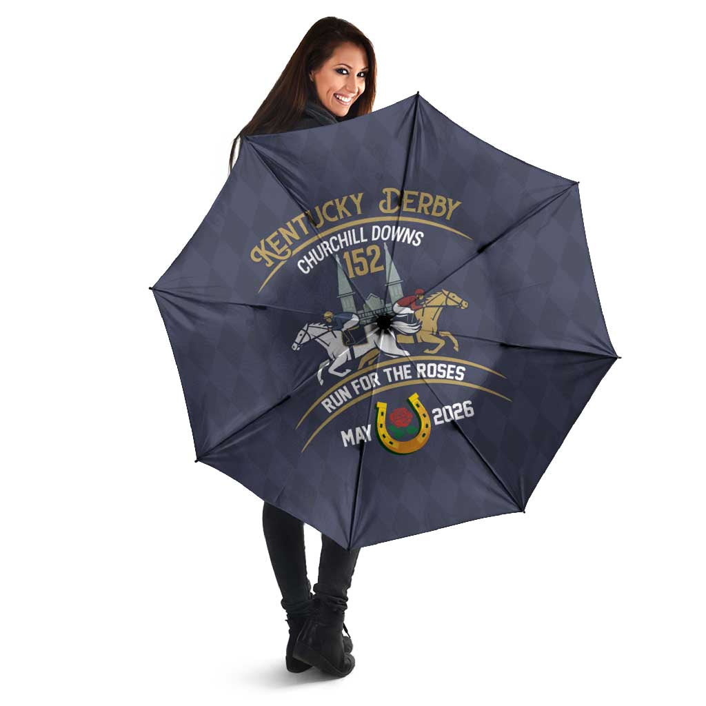 152nd Kentucky Horse Racing Umbrella Derby Run For The Roses Vintage