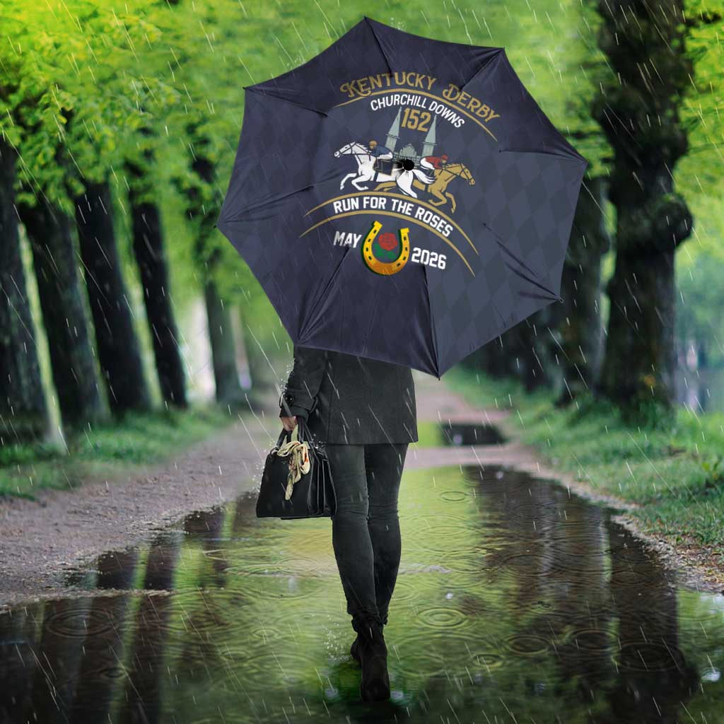 152nd Kentucky Horse Racing Umbrella Derby Run For The Roses Vintage