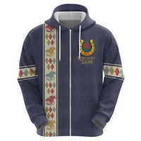 152nd Kentucky Horse Racing Zip Hoodie Derby Run For The Roses Vintage