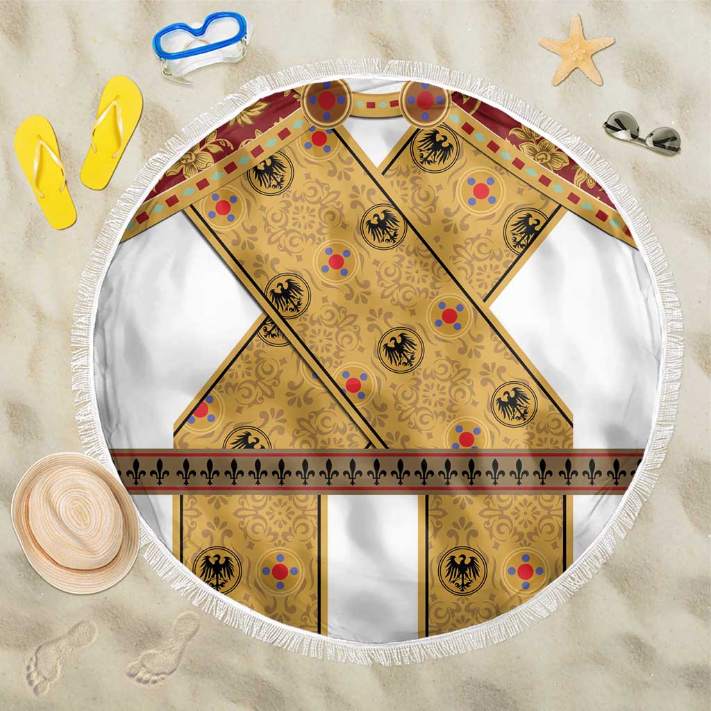 Holy Roman Emperor Costume Beach Blanket Eagle Sable