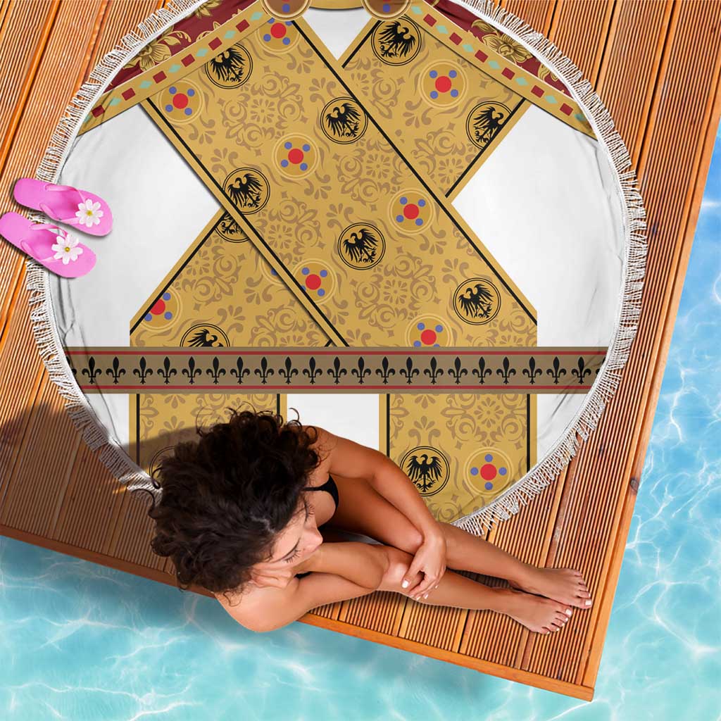 Holy Roman Emperor Costume Beach Blanket Eagle Sable