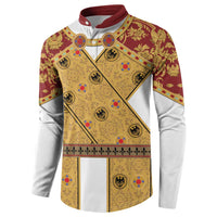 Holy Roman Emperor Costume Button Sweatshirt Eagle Sable