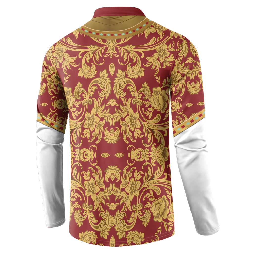 Holy Roman Emperor Costume Button Sweatshirt Eagle Sable