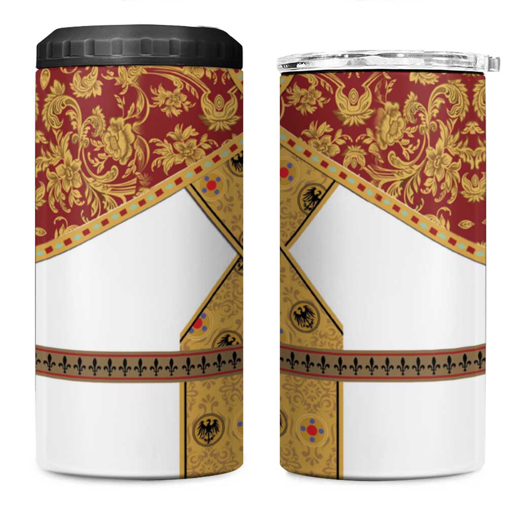 Holy Roman Emperor Costume 4 in 1 Can Cooler Tumbler Eagle Sable