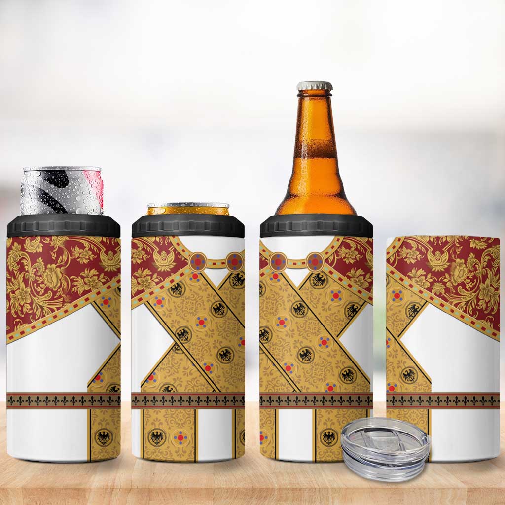 Holy Roman Emperor Costume 4 in 1 Can Cooler Tumbler Eagle Sable