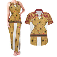 Holy Roman Emperor Costume Couples Matching Tank Maxi Dress and Hawaiian Shirt Eagle Sable