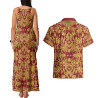 Holy Roman Emperor Costume Couples Matching Tank Maxi Dress and Hawaiian Shirt Eagle Sable