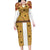 Holy Roman Emperor Costume Family Matching Long Sleeve Bodycon Dress and Hawaiian Shirt Eagle Sable