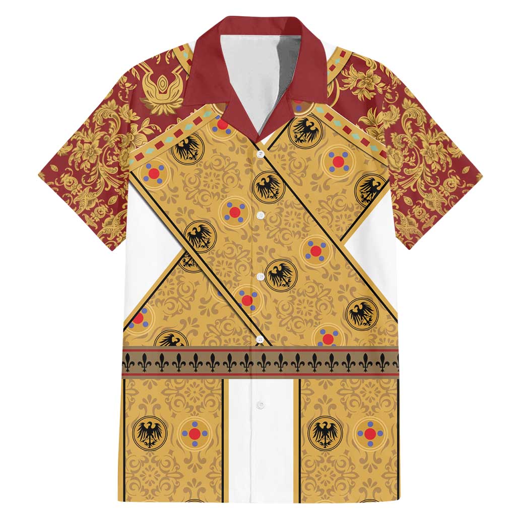 Holy Roman Emperor Costume Family Matching Mermaid Dress and Hawaiian Shirt Eagle Sable