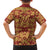 Holy Roman Emperor Costume Family Matching Off The Shoulder Long Sleeve Dress and Hawaiian Shirt Eagle Sable