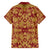 Holy Roman Emperor Costume Family Matching Off The Shoulder Long Sleeve Dress and Hawaiian Shirt Eagle Sable