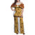 Holy Roman Emperor Costume Family Matching Off Shoulder Maxi Dress and Hawaiian Shirt Eagle Sable