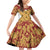 Holy Roman Emperor Costume Family Matching Off Shoulder Short Dress and Hawaiian Shirt Eagle Sable