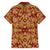 Holy Roman Emperor Costume Family Matching Off Shoulder Short Dress and Hawaiian Shirt Eagle Sable