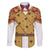 Holy Roman Emperor Costume Family Matching Off Shoulder Short Dress and Hawaiian Shirt Eagle Sable