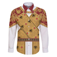 Holy Roman Emperor Costume Family Matching Puletasi and Hawaiian Shirt Eagle Sable
